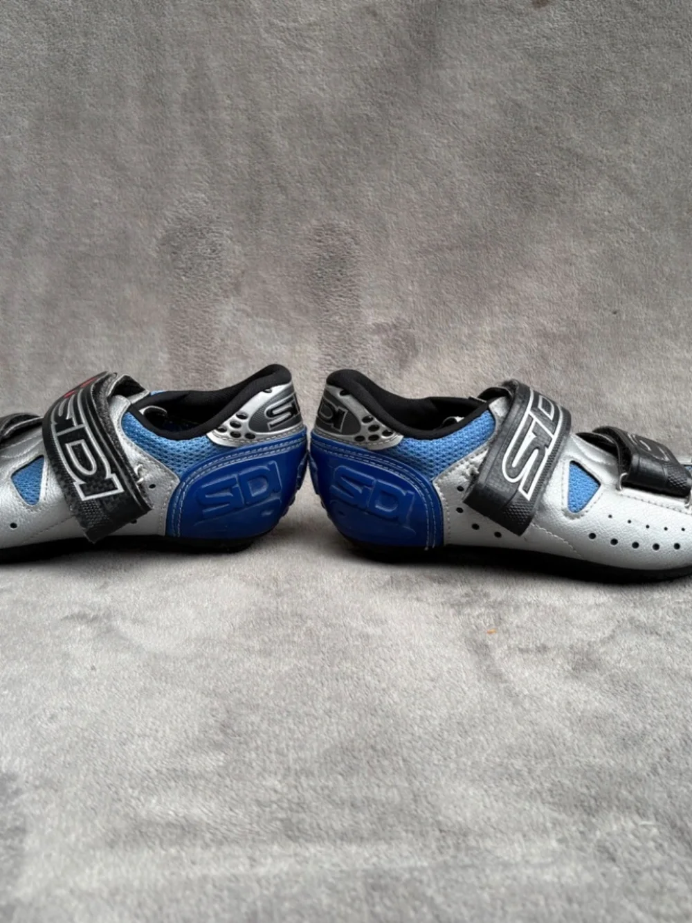 SIDI Clipless Road Bike Cycling Shoes Silver/Blue Women’s Size EU 37W/US7